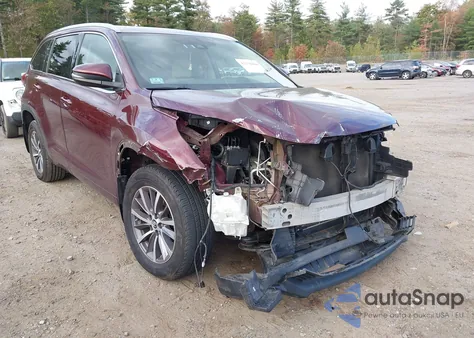 2018 Toyota Highlander Xle from USA, damaged, VIN 5TDJZRFH9JS805473